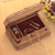 Walnut wood jewelry box, 'Woodpecker Flowers' - Walnut wood jewellery box (image 2b) thumbail