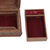 Walnut wood Jewellery box, 'Woodpecker Flowers' - Walnut wood Jewellery box