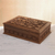 Walnut wood jewelry box, 'Tempting Grapes' - Walnut wood jewellery box (image 2) thumbail