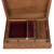 Walnut wood jewelry box, 'Tempting Grapes' - Walnut wood jewelry box