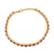 Gold vermeil amethyst tennis bracelet, 'Golden Twilight' - Artisan Crafted Vermeil Tennis Style Amethyst Bracelet