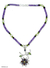 Amethyst and garnet pendant necklace, 'Festival' - Amethyst and garnet pendant necklace (image 2a) thumbail