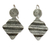 Sterling silver dangle earrings, 'Ripples' - Sterling silver dangle earrings