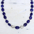 Lapis lazuli strand necklace, 'Forever Love' - Lapis lazuli strand necklace (image 2b) thumbail