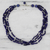 Lapis lazuli strand necklace, 'True Bliss' - Lapis lazuli strand necklace thumbail