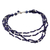 Lapis lazuli strand necklace, 'True Bliss' - Lapis lazuli strand necklace (image 2b) thumbail