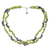 Pearl and peridot strand necklace, 'Opulent Lime' - Pearl and peridot strand necklace (image 2a) thumbail