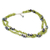Pearl and peridot strand necklace, 'Opulent Lime' - Pearl and peridot strand necklace (image 2b) thumbail