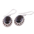 Smoky quartz drop earrings, 'Dazzle' - Smoky Quartz Earrings Sterling Silver Jewelry (image 2c) thumbail