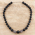 Onyx strand necklace, 'Grace' - Onyx strand necklace