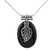 Onyx pendant necklace, 'Goddess of the Night' - Onyx pendant necklace (image 2a) thumbail