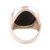 Onyx cocktail ring, 'Fascination' - Sterling Silver Cocktail Ring with Onyx Fair Trade Artisan