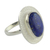 Lapis lazuli cocktail ring, 'Whisper' - Lapis Lazuli and Sterling Silver Cocktail Ring from India