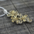 Citrine flower necklace, 'Sunshine Petals' - Citrine flower necklace