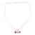 Amethyst and garnet choker, 'Festive India' - Multigem Pendant Necklace from India