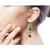 Gold vermeil dangle earrings, 'Love of Life' - Gold Vermeil and Onyx Dangle Earrings