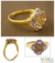 Gold vermeil amethyst cluster ring, 'Secretly in Love' - Fair Trade Floral Vermeil Multi-Stone Amethyst Ring