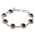 Smoky quartz link bracelet, 'Inner Life' - Smoky quartz link bracelet (image 2b) thumbail