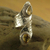 Citrine wrap ring, 'Golden' - Sterling Silver Wrap Ring with Citrine Gemstone Jewelry (image 2b) thumbail