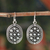Pearl dangle earrings, 'Daisy Shields' - Pearl dangle earrings (image 2) thumbail