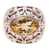 Men's citrine ring, 'Prosperity' - Men's Sterling Silver Domed Ring with Citrine  (image 2d) thumbail
