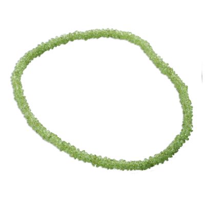 Peridot long necklace