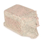 Soapstone box, 'White Elephant Treasure' - Hand Carved Soapstone Jewelry Box