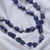 Lapis lazuli strand necklace, 'Blue Universe' - Lapis lazuli strand necklace