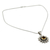 Citrine pendant necklace, 'Star' - Citrine Necklace Artisan Sterling Silver Jewelry from India