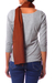 Wool scarf, 'Smart in Chocolate Brown' - Wool scarf