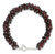 Garnet beaded bracelet, 'Love's Fortunes' - Garnet beaded bracelet thumbail
