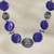 Lapis lazuli strand necklace, 'Blue Empress' - Lapis lazuli strand necklace thumbail