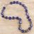 Lapis lazuli strand necklace, 'Blue Empress' - Lapis lazuli strand necklace (image 2b) thumbail