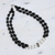 Pearl and onyx strand necklace, 'Majestic Union' - Pearl and onyx strand necklace thumbail