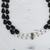 Pearl and onyx strand necklace, 'Majestic Union' - Pearl and onyx strand necklace (image 2b) thumbail