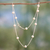 Pearl station necklace, 'Jaipur Moons' - Handcrafted Bridal Sterling Silver Station Pearl Necklace (image 2) thumbail