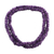 Amethyst beaded strand necklace, 'Lovely Lilacs' - Amethyst Beaded Strand Necklace Handmade in India (image 2a) thumbail