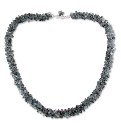 Fair Trade Iolite Beaded Necklace