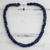 Lapis lazuli beaded necklace, 'Mermaid Song' - Lapis Lazuli Artisan Crafted Beaded Necklace from India (image 2) thumbail