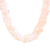 Rosenquarz-Perlenkette, 'Aura' – handgefertigte Rosenquarz-Perlenkette