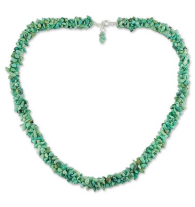 Unique Beaded Turquoise Necklace