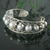 Cultured pearl cuff bracelet, 'Nostalgic Chic' - Cultured Pearl and Sterling Silver Cuff Bracelet from India (image 2b) thumbail