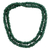 Aventurine long beaded necklace, 'In Ivy' - Aventurine long beaded necklace