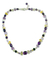 Amethyst and citrine beaded necklace, 'Wisdom's Fortune' - Amethyst and citrine beaded necklace
