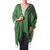 Wool shawl, 'Lime Green Muse' - Handmade Indian Wool Shawl