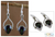 Sterling silver dangle earrings, 'Mystic Rainbow' - Sterling silver dangle earrings