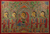 Madhubani painting, 'Wedding Procession' - Natural Dyes on Handmade Paper Madhubani Painting thumbail