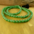 Aventurine jap mala prayer beads, 'Pray' - Prayer Beads Aventurine Jap Mala Necklace from India (image 2b) thumbail