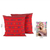 Cotton cushion covers, 'Desert Ruby' (pair) - Cotton Embroidered Cushion Covers (Pair) (image 2j) thumbail
