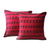Cotton cushion covers, 'Desert Wine' (pair) - Cotton Patterned Cushion Cover (Pair) thumbail